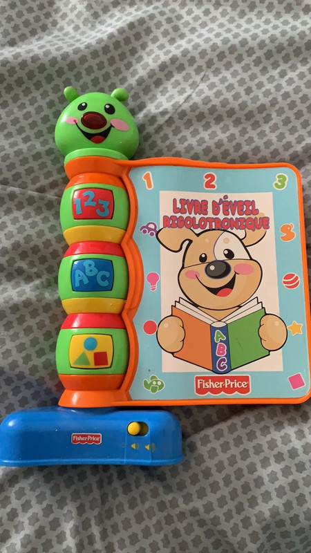 Livre musical d'éveil Fisher price 0-6 mois