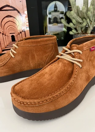 Derbies montantes premium homme  Alberto cuir cognac 42, marke: Sahara, zustand: Sehr gut, größe: 42, 35,00 €, 37,45 € beinhaltet Vinted-Käuferschutz Pro