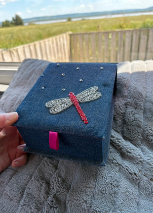 Y2K vintage denim jewellery storage organiser, brand: Unique Vintage, condition: Very good, £6.00, £7.00 includes Buyer Protection