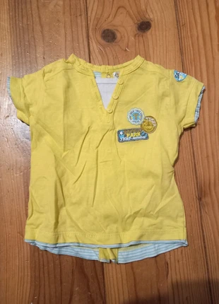 T-shirt 9m, marque: Kitchoun, état: Bon état, taille: 9-12 mois / 74 cm, 1,00 €, 1,75 € Protection acheteurs incluse