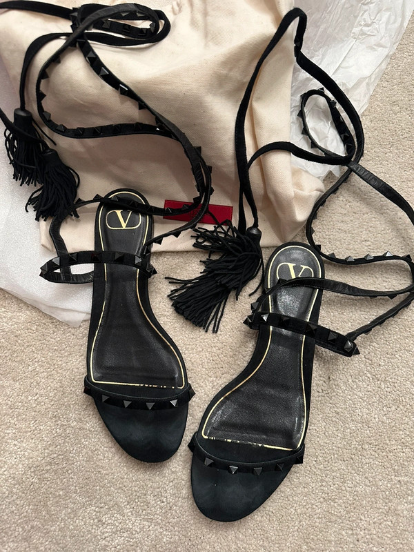 Black Valentino Rockstud Sandals Vinted
