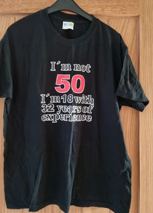 Womens 50th t-shirt, brand: NO LABEL, condition: Very good, size: M / 10, £2.80, £3.64 includes Buyer Protection