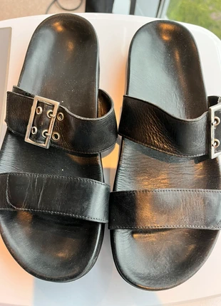 Leather two buckle sandals, brand: Mephisto, condition: Good, size: 6, £5.00, £5.95 includes Buyer Protection
