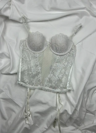 Débardeur cami top stretchy y2k vintage haut corset lingerie babydoll dentelle mesh bustier, marque: y2k, état: Très bon état, taille: S / 36 / 8, 22,00 €, 23,80 € Protection acheteurs (Pro) incluse