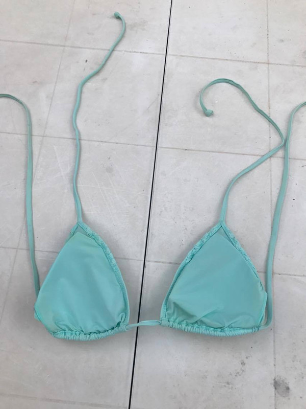 Haut de bikini bleu turquoise Etam 2