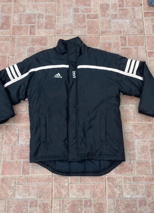 Veste manteau adidas vintage de de moto HAFA Y2K 00s 90s noir et blanc - Taille L, marke: adidas, zustand: Sehr gut, größe: L, 50,00 €, 53,20 € inklusive Vinted-Käuferschutz