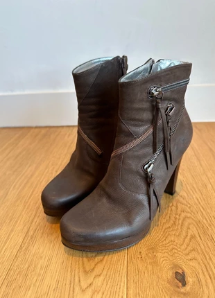 Boots multizip marron, brand: FREE LANCE, condition: Very good, size: 36, €200.00, €210.70 includes Buyer Protection