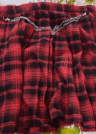 Jupe écossaise , marque: Romwe, état: Neuf avec étiquette, taille: XL / 42 / 14, 8,50 €, 9,63 € Protection acheteurs incluse