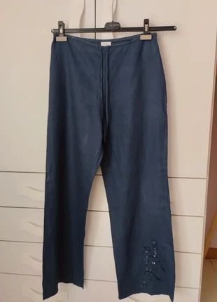Pantalone puro lino Next, brand: Next, condizioni: Buone, taglia: XL / IT 46 / EU 42, €8.00, €9.10 include la Protezione acquisti
