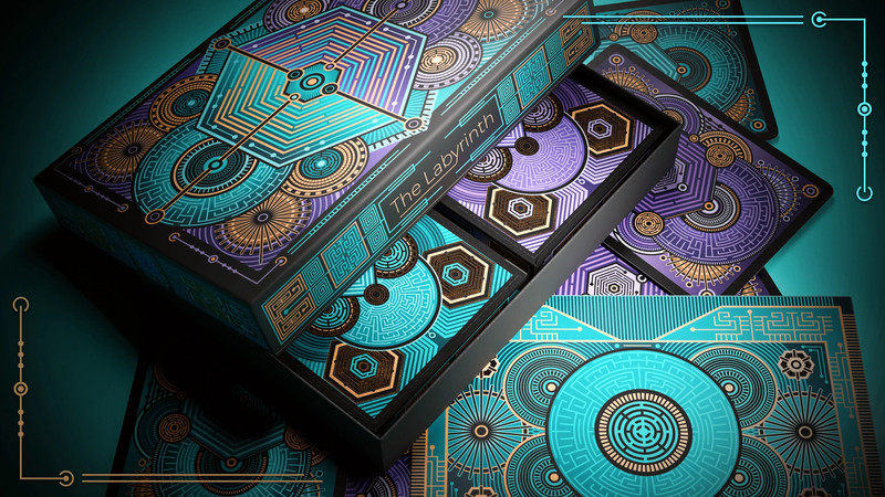 The Labyrinth Exclusive Box Set - Relentless Venture - Playing Cards Gilded Decks - New 5