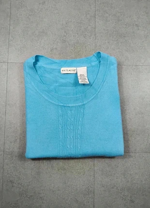 Pull - Torsadé - Bleu - Col rond- Taille M #39, brand: Vintage Dressing, condizioni: Ottime, taglia: M / IT 42 / EU 38, €15.00, €16.45 include la Protezione acquisti