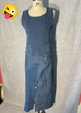 Ensemble Jupe longue + débardeur en jeans "Vintage" Enrique Vals taille L, brand: Enrique Vals, condition: Very good, size: L / 40 / 12, €75.00, €79.45 includes Buyer Protection