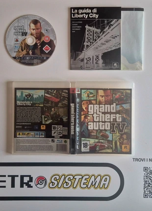 Playstation 3 PS3 Grand Theft Auto IV GTA 4 PAL versione italiana completa di manuale e mappa, condizioni: Ottime, €15.00, €16.45 include la Protezione acquisti Pro