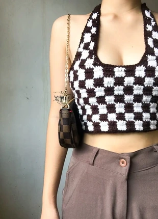 Top crochet vintage, marque: Lolita, état: Neuf avec étiquette, taille: M / 38 / 10, 3,00 €, 3,85 € Protection acheteurs incluse