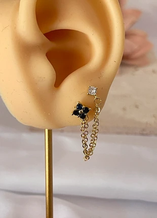 Boucle d oreille en acier inoxydable, marke: lestresorsdecapu, zustand: Sehr gut, 9,90 €, 11,10 € beinhaltet Vinted-Käuferschutz Pro