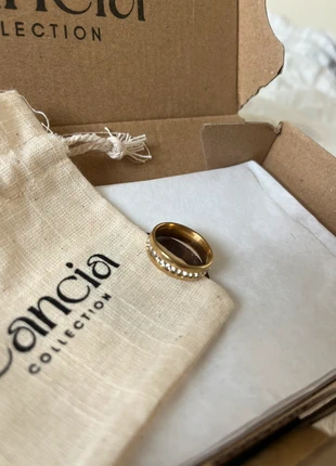 Bague acier inoxydable dorée, marque: Meet Me There, état: Neuf avec étiquette, taille: Ajustable, 6,99 €, 8,04 € Protection acheteurs incluse