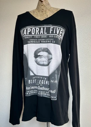 T-shirts manches longues L Kaporal jeans imprimé, brand: Kaporal, condition: Very good, size: L, €7.00, €8.05 includes Buyer Protection