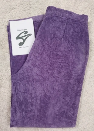 Pantalon velour côtelé violet coupe droite, très bon état, taille 🇫🇷 34, marke: Vintage Dressing, zustand: Sehr gut, größe: XS / 34 / 6, 12,50 €, 13,83 € beinhaltet Vinted-Käuferschutz Pro