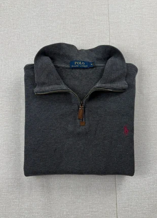 Halph zip 1/4 zip col camionneur Ralph lauren noir/gris anthracite / Taille M, marke: Ralph Lauren, zustand: Sehr gut, größe: M, 55,00 €, 58,45 € beinhaltet Vinted-Käuferschutz Pro