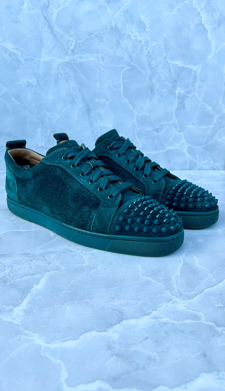 Christian louboutin sale suede trainers