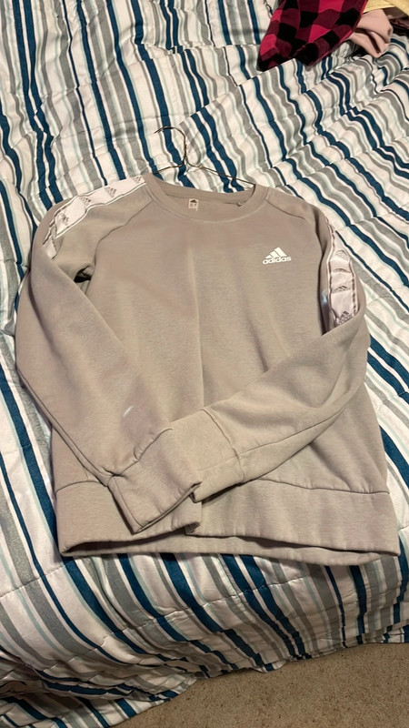 Gray adidas pullover 1