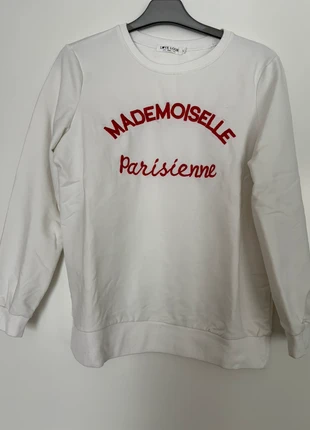 Sweat-shirt Mademoiselle Parisienne, condition: Very good, size: L / 40 / 12, €6.00, €7.00 includes Buyer Protection