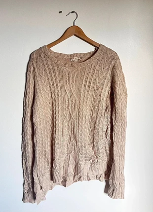 Pull en maille Pink Rose beige - XL Femme, marque: Pink Rose, état: Très bon état, taille: XL / 42 / 14, 6,00 €, 7,00 € Protection acheteurs incluse