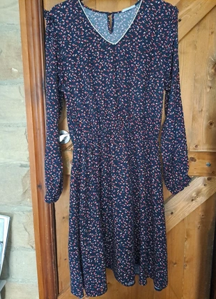 Red flower blue dress size 14, brand: Cache Cache, condition: Good, size: M / UK 12-14, £4.00, £4.90 includes Buyer Protection