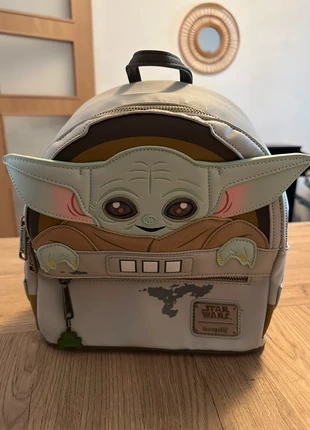 Mochila Loungefly Baby Joda Star Wars, marca: Loungefly, estado: Novo com etiquetas, €57.00, €60.55 inclui Proteção do Comprador