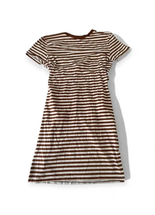 Robe Rayée Marron – Sweewe – Taille M/, brand: Sweewë, condition: New with tags, size: M / 38 / 10, €10.00, €11.20 includes Buyer Protection