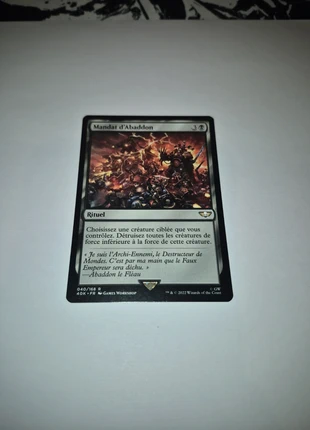 Mandat d’abaddon de univers 40k nm, brand: Magic: The Gathering, condition: New without tags, €3.80, €4.69 includes Buyer Protection