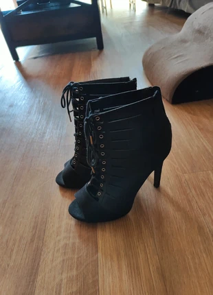 Hakken /laarsje met veters, suède gevoel van New Look, brand: New Look, condizioni: Buone, taglia: 39, €10.00, €11.20 include la Protezione acquisti