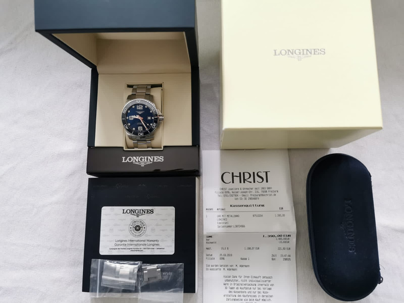 Longines Hydroconquest 43 mm Automatik Herren Armbanduhr Vinted