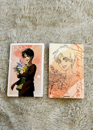 Cartes Eren Attaque des Titans, marke: Attack On Titan, zustand: Neu, 3,00 €, 3,85 € inklusive Vinted-Käuferschutz
