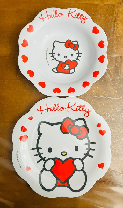 Set Piatti per Pappa Hello Kitty+ Bicchiere omaggio