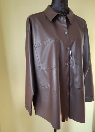 Lederjacke/ Kunstleder-Viscose NEU, marque: Bonita, état: Neuf avec étiquette, taille: 4XL / 48 / 20, 39,50 €, 42,18 € Protection acheteurs incluse