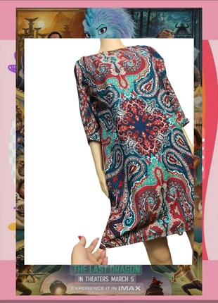 Lindo vestido estampado cachemir 🌹, marque: SuiteBlanco, état: Neuf sans étiquette, taille: S / 36 / 8, 6,90 €, 7,95 € Protection acheteurs incluse