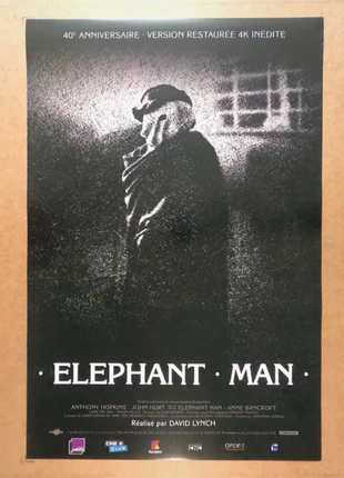 Affiche originale du film Elephant Man – 40x60 cm roulée, marque: Cinema, état: Neuf sans étiquette, 20,00 €, 21,70 € Protection acheteurs (Pro) incluse