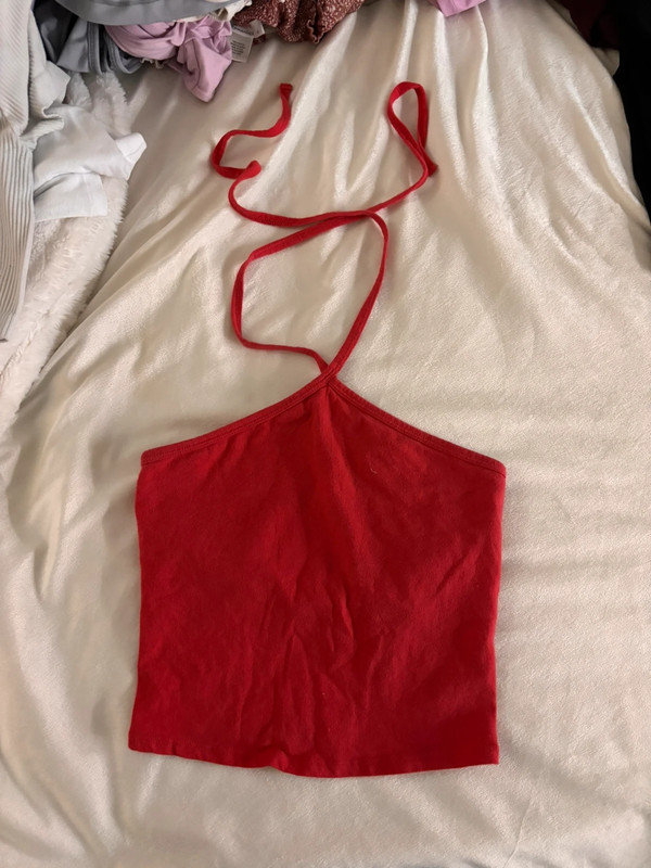 Red Tube Top Hollister 3