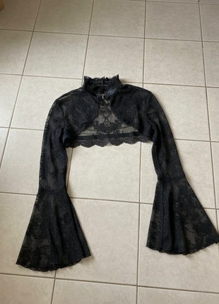 Boléro en dentelle noire, merk: nuit étoilée, staat: Heel goed, maat: M / 38 / 10, € 32,90, € 35,25 inclusief Kopersbescherming