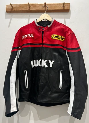 Racing jacket en cuir lucky strike en taille M, brand: Lucky Strike, condition: Very good, size: M, €85.00, €89.95 includes Buyer Protection
