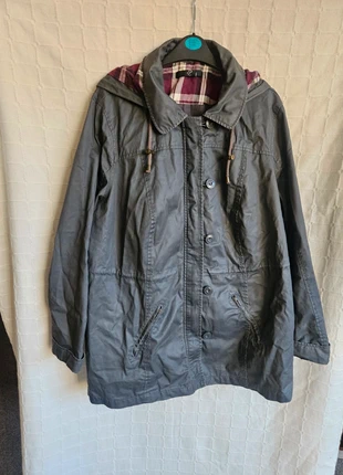 Evans Grey Parka Rain Jacket Size 20, brand: Evans, condition: Good, size: XL / UK 20-22, £4.99, £5.94 includes Buyer Protection