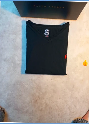 T-shirt tee shirt Ralph Lauren noir logo brodé rouge vintage - 1997 pour homme taille XXL, brand: Ralph Lauren, condition: Very good, size: XXL, €24.00, €25.90 includes Buyer Protection Pro