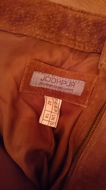 Pantalon Jodhpur vintage en cuir  4