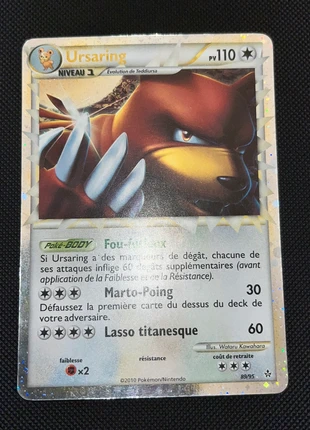 Ursaking HGSS Déchaînement 89, brand: Pokémon, condition: Very good, €25.00, €26.95 includes Buyer Protection