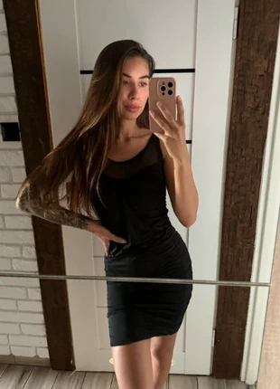 Sukienka mała czarna Basic, brand: Basic, condition: Very good, size: S / 36 / 8, €19.00, €20.65 includes Buyer Protection