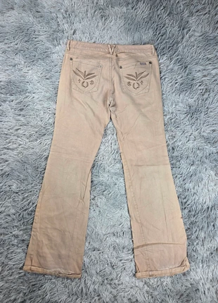 Pantalon bootcut femme MNG Basics beige brodé poches arrière Y2K taille 40 vintage, marque: Vintage Dressing, état: Très bon état, taille: M / 38 / 10, 20,00 €, 21,70 € Protection acheteurs (Pro) incluse