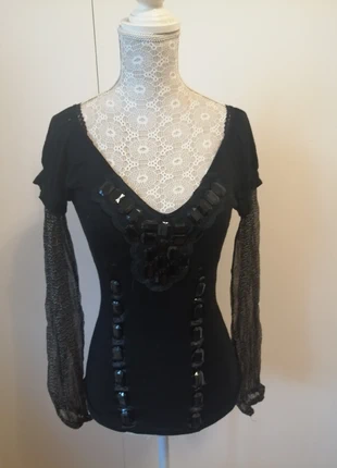 Haut perles manches longues, brand: nana baila, condition: Good, size: M / 38 / 10, €7.00, €8.05 includes Buyer Protection