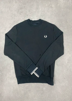 Pull/crewneck/pull ras de cou Fred Perry noir logo brodé blanc taille S, marke: Fred Perry, zustand: Sehr gut, größe: S, 27,00 €, 29,05 € inklusive Vinted-Käuferschutz