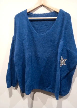 Pull bleu électrique, marque: sans marque, état: Très bon état, taille: L / 40 / 12, 4,00 €, 4,90 € Protection acheteurs incluse